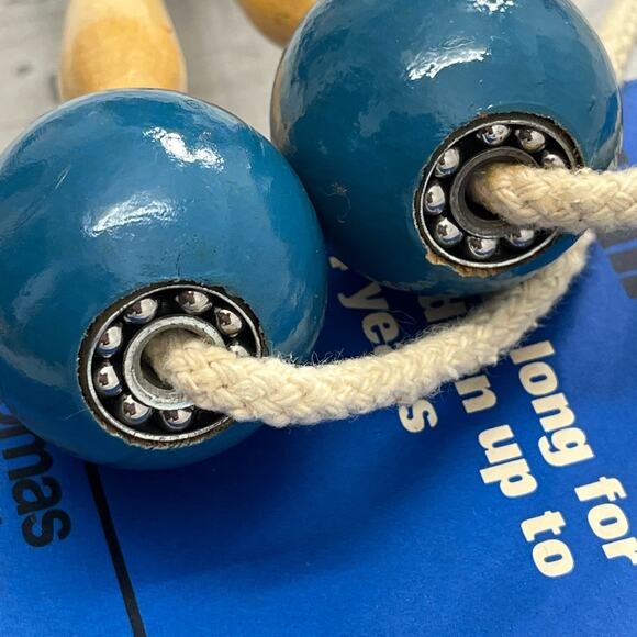 Vintage Ball Bearing 8' Skipping Jumping Rope Scotland Thomas Salter - Picture 6 of 6